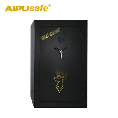 China RGS593924-E Solid Steel Fireproof Gun Safe /U L Rated Burglary Protection Gun Cabinet 39 Rifles Safe Storage for sale