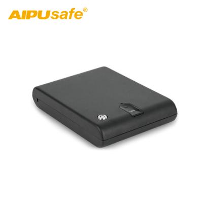 China AIPU Pistol Box/Portable&Biometric Pistol Safe Safe Box FP190 50*190*270mm for sale