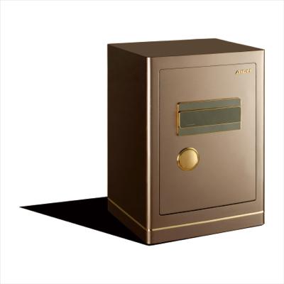 China Guest room multiple protection and fingerprint code lock decorative home safes and office safes for sale