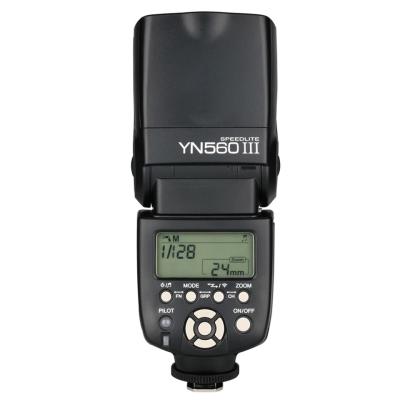 China YONGNUO YN560 III YN560III Wireless Remote Control Speedlite Wireless Head Flash for Nikon Canon Olympus Pentax DSLR Camera Flash Speedlite Original for sale