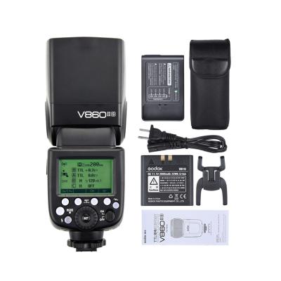 China Godox V860II S V860II-C 860II-N V860II-F V860II-O TTL HSS Li-ion Battery Wireless Speedlite Remote Control Flash For Sony Nikon Canon Olympus Fuji for sale