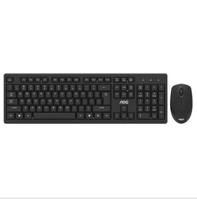 China For Office For Desktop AOCkm210 2.4G Wireless Keyboard And Mouse Set Commercial Office Laptop All-in-one Keyboard Mouse for sale