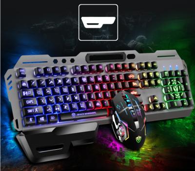 China For Factory Directly High Quality GT 700 Home Office Combo Gaming Mouse And Keyboard Set for sale