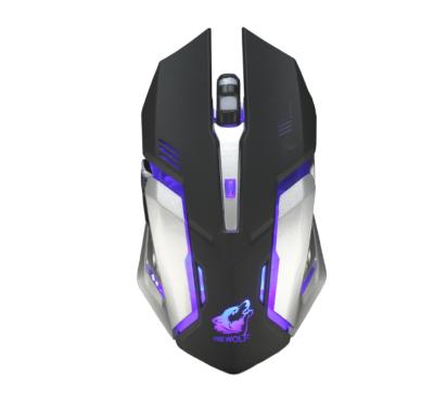 China Mini For Free Wolf X7 Charging Notebook Luminous Silent Gaming PC Wireless Mouse for sale