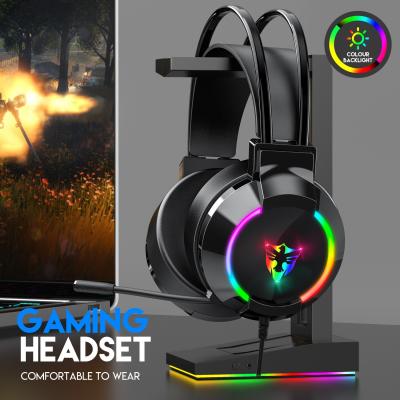 China Earphone Gaming Headset G606 Notebook Head-mounted Gaming Eating Chicken Noise Attenuation Headset 7.1 Cable Headset for sale