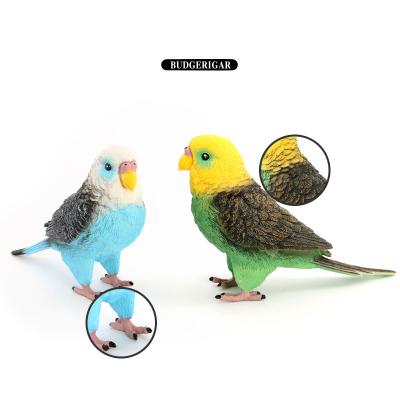 China Animal Models Wholesale Solid PVC Simulation Statue Model Big Parrot Bird Animal Figurines Toys Model for sale