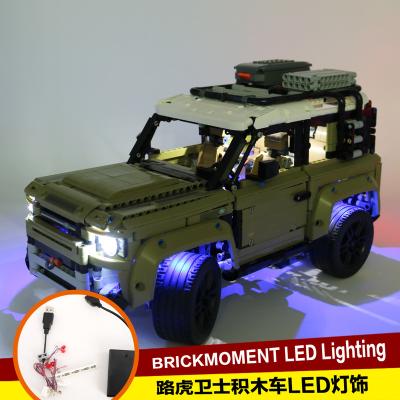 China Children's Toy Wholesale Bricks LED Light Blocks LED Blocks Compatiable 42110 Legos Educational Car (Blocks Set Not Include) for sale