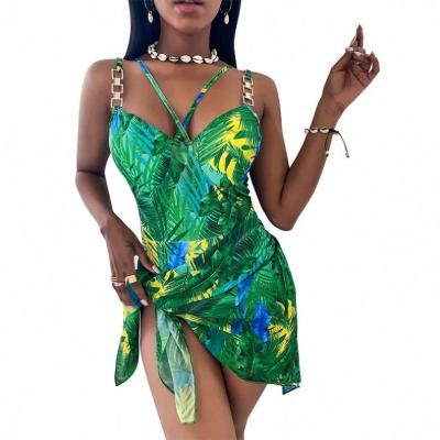 China Plus Size 2022 Hot Sales Super Sexy Fashion Full Printing One Piece Swimsuits for sale