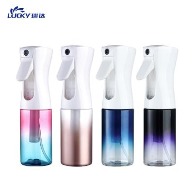 China Promotional High Quality White Mist 200Ml300ML Household Products Sprayer Pet Bottle Continuous Spray Bottle for sale