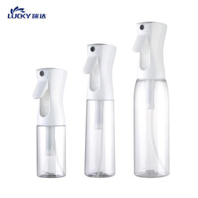 China Household Products MOQ ONE BOX High Quality Continuous Good Mist 200 300 500ML Pet Airless Spray Plastic Bottle for sale