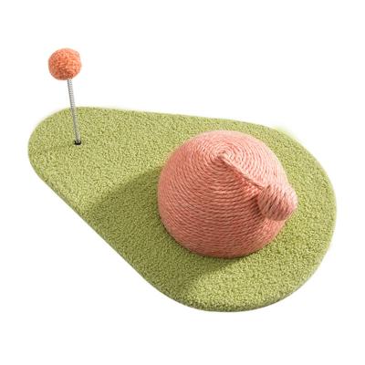 China Cat Scratching Ball Natural Sisal Viable Cat Scratcher Toy Motion Activity Kitten Toys for sale