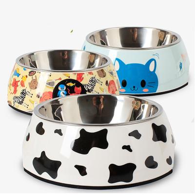 China Sustainable Promotional Quality Portable Travel Bowls Customizable Pet Stainless Steel Food Dog Bowls for sale