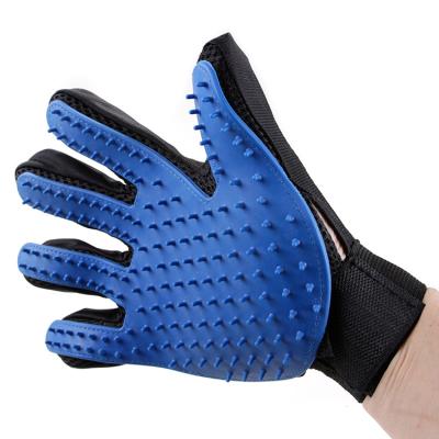 China Viable Silicone Pet Hair Pet Grooming Glove Brush, Cat/Dog Pet Glove Grooming for sale