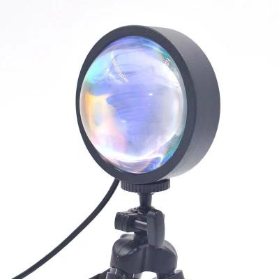 China Modern App Control Sunset Light, LED Rainbow Projection Sunset Lights, 16 Kids Bedroom Cuset Projection Sunset Late Night Lamp colors for sale