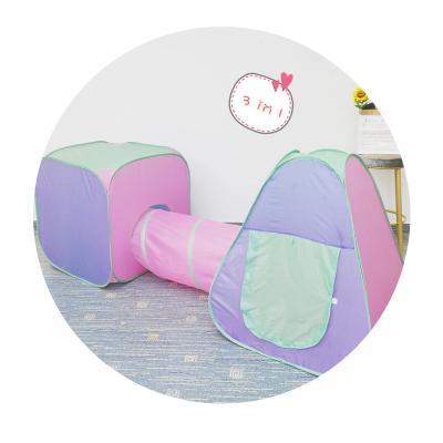 China Soft Toy Pop Up Tent Play Tent With Tunnel For Girls for sale