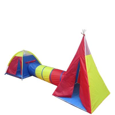 China Inflatable Waterpoof Pop Kids Toy Tunnel And Indoor Tent for sale