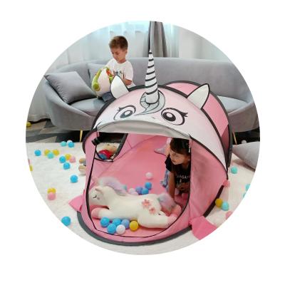 China Pop Toy Foldable Foldable Cartoon Children Soft Beach House Baby Play Tent Large for sale