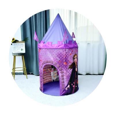 China Toy Muzi New Design Kids Soft Folding Portable Children Customized Playing House Castle Tent for sale