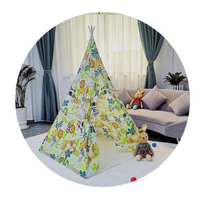 China Toy Muzi Wholesale Kids Playing Teepee 170T Polyester Soft Teepee Tents For Sale for sale