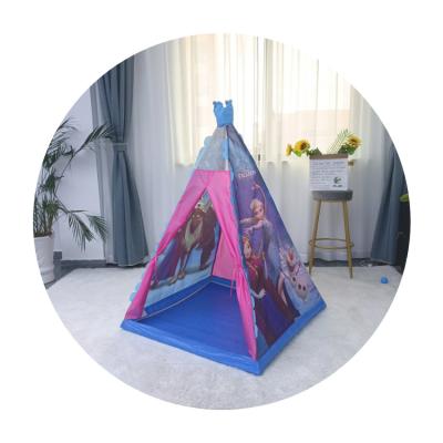 China Indian Toy Muzi High Quality Indoor Teepee Soft Frozen Play Tent For Kids for sale