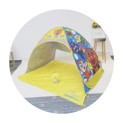 China Toy Hot Sale Anpanman Soft Collapsable Stretch Out Sun Protection Noise Baby Beach Toys Tent for sale