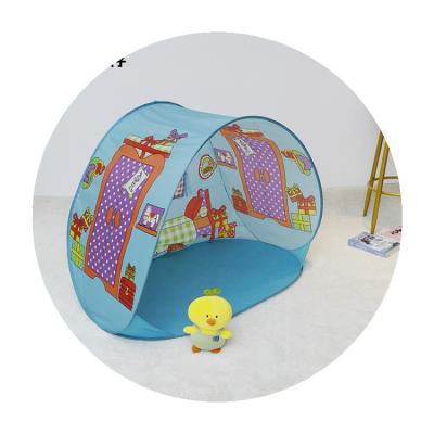 China Toy Cheap Child Cartoon Soft Pop Up Foldable Sunshade Beach Tent For Outdoor Baby for sale