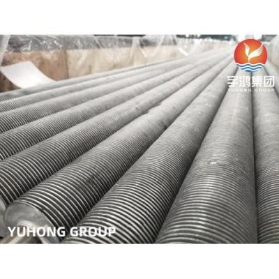 China TP304 Tubos de barbatanas extrudidos ASME SA249 Tubos de barbatanas para trocadores de calor, resfriadores de ar à venda