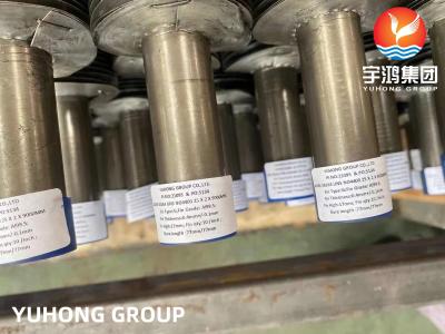 China Embedded G Fin tube, ASTM B163 Monel 400 Copper Nickel Seamless Tube with Al 1060, Oil Refining Project for sale