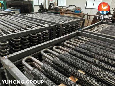 China High Frequency Welding Fin Tube , U Bend Type (U Bend Fin Tube),SA213 T9 And SS409, Evaporator Application for sale