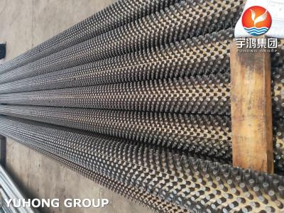 China Studded Tube, ASME SA335 P22 Alloy Steel Seamless Pipe With 11Cr Studs, Radiant And Convection Coil Application for sale