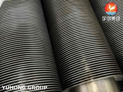 China Welding Fin Tube , Serrated Type, ASME SA106 Gr.B Seamless Pipe With CS Fin Material, Raffinate Application for sale