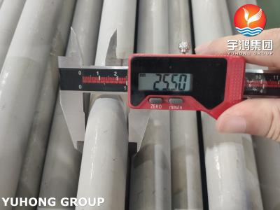 Chine Tuyaux d'échangeur de chaleur en acier inoxydable ASTM A213 TP316 Test hydrostatique à 100% et test de courant de tourbillon à vendre