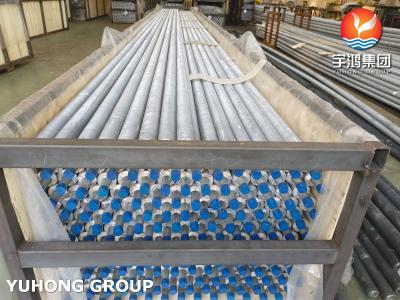 China ASME SA269 TP304 Extruded Finned Tube , Fin Material AL 1060 for sale