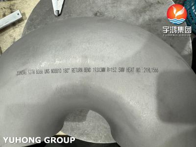 China Curvatura de retorno de 180 grados ASTM B366 N08810 Alloy de níquel U Curvatura para intercambiador de calor en venta