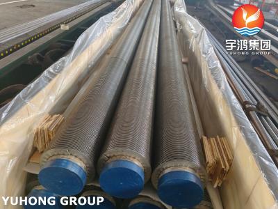 China High Frequency Welding Fin Tube ASTM A312 TP347H Stainless Steel Spiral Fin tube For Economizer for sale