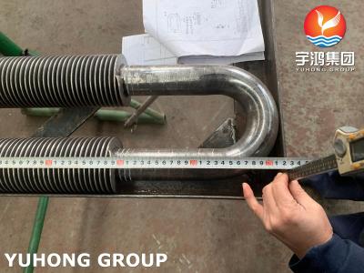 China U Bend Solid Finned Tube HFW For Fired Heater Furnace Convection Section for sale