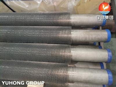 China ASTM A312 TP304H Welded Helical Serrated Finned Tubes For Economizer Boiler for sale