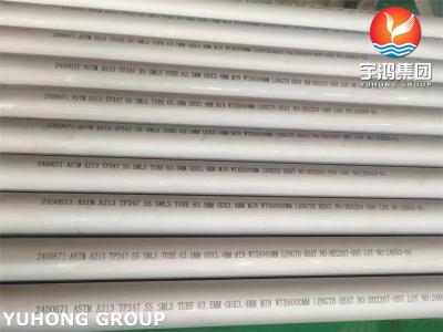 China ASTM A213 TP347 Tubos sem costura de aço inoxidável para aplicação em trocadores de calor à venda