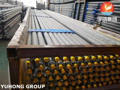 China Carbon Steel A179 Extruded Fin Tube With Aluminium 1060 For Air Cooled Condenser for sale