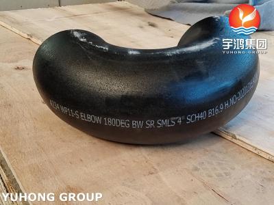 China ASTM A234 WPB-S 180 Grad Ellenbogen SR Kohlenstoffstahl Rückkehr biegen für Öl und Gas zu verkaufen