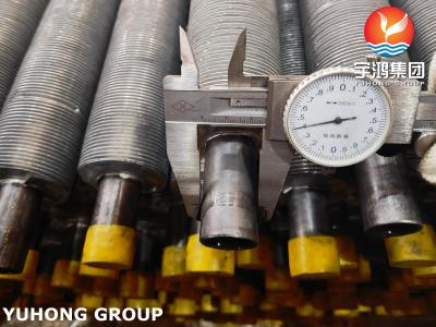 China Tubos de barbatanas extrudidos de aço carbono ASTM A179 com barbatanas AL1060 para refrigeradores à venda