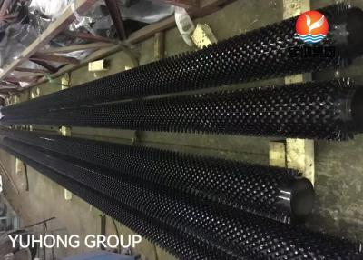 China ASTM A335 P9 Alloy Steel Studded Fin Tube In  Waste Heat Recovery Boiler And Super Heater for sale