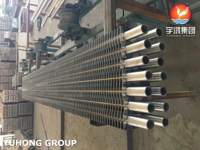 China H Type Or Double H Type Square Fin Tube For Air Cooled Heat Exchangers for sale