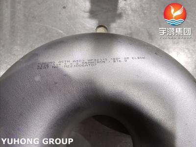 China ASTM A403 WP321-S 180 Degree Return Bend Elbow Stainless Steel For Shipbuilding And Boiler for sale