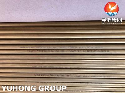 China ASTM B111 C68700 O61 Aluminum Brass Seamless Tubes For Heat Exchangers for sale