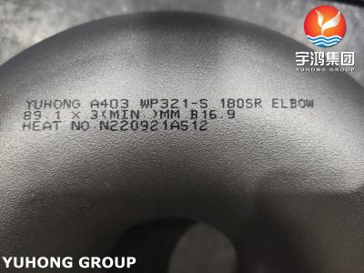 China ASTM A403 WP321-S Edelstahl 180 Grad U-Bogen oder Ellenbogen für die Öl- und Gasindustrie zu verkaufen