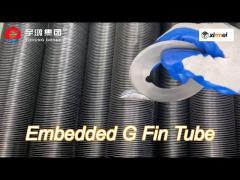 asme sa179 embedded g type fin tube for air cooler , condenser