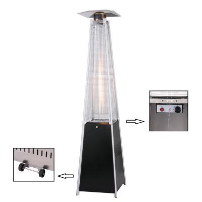 China High Quality Eco-Friendly Patio Heater Gas Quartz Glass Tube Stocked Fast Heater Heater With Casters For Cafe for sale