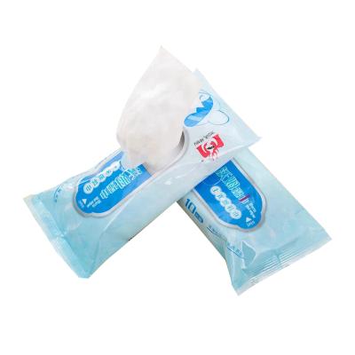 China Disposable shoe cleaning shoe polish the best price of clean wet rags for sale