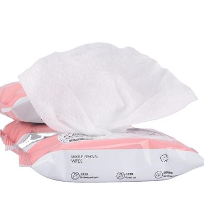 China Mini Packed Makeup Removal Cleaning 10pcs 15pcs 20pcs 25pcs 30pcs Wet Wipes Customized Adults 15g Nonwoven Feminine 18*18 Makeup Removal Stock for sale